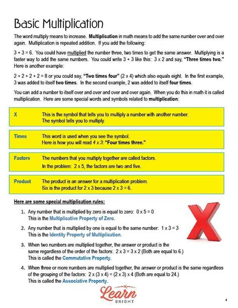 Toradh íomhá ar Multiplication Lesson Plan Grade 3