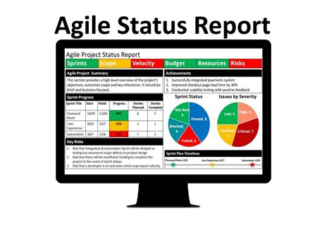 Image result for Agile Value Stream and Progress Status Example