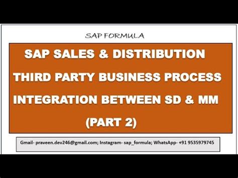 Image result for SAP SD 3rd Party Process