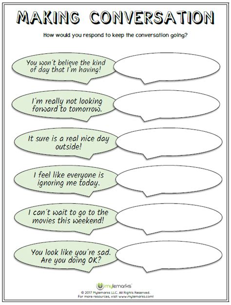 Image result for Conversation Stack Worksheet