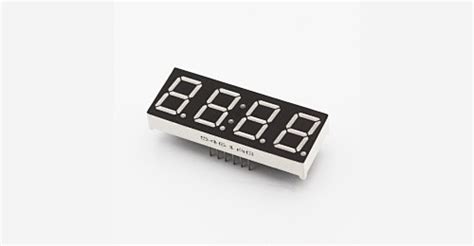 Image result for Common Anode 4 Digit 7-Segment Red LED Display