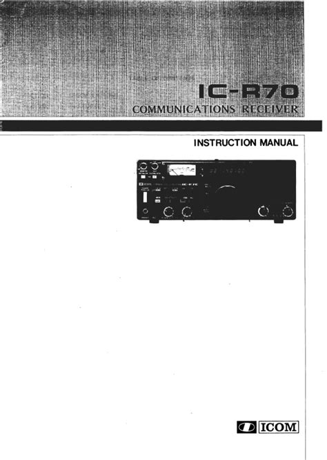 Image result for Icom IC-R70