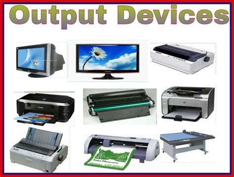 Image result for Function of Output Devices