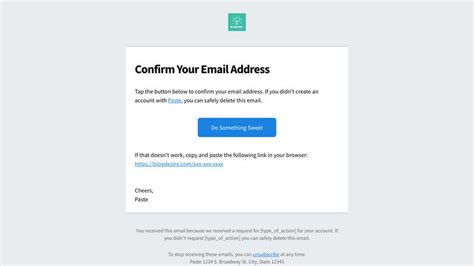 HTML Confirmation Email에 대한 이미지 결과
