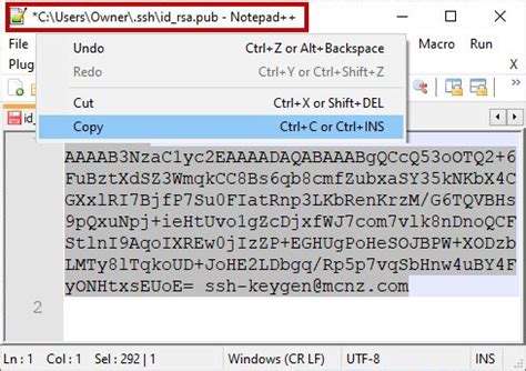 Toradh íomhá ar Create SSH Key