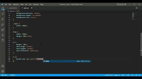 HTML/CSS Code in Vscode に対する画像結果