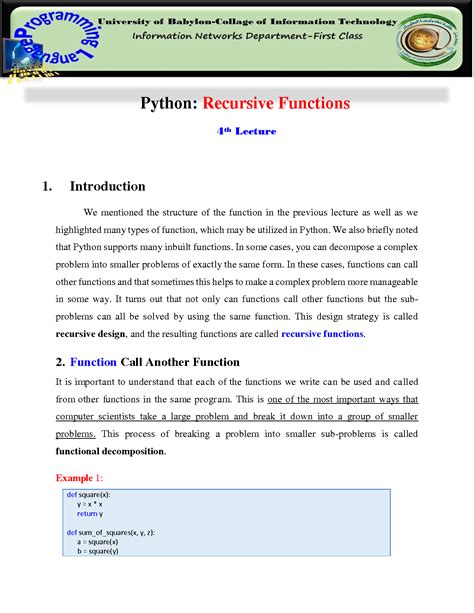Image result for Recursion Function in Python