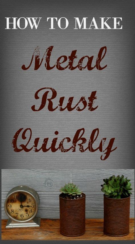 How to Make Metal Rust Quickly に対する画像結果