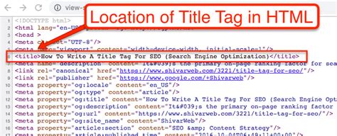 Image result for Example of Title Tag