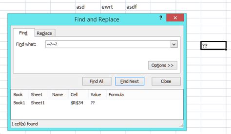 Image result for Question Mark Excel Filter