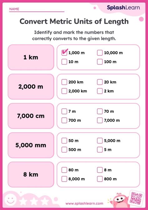 Length Convertion Worksheet に対する画像結果