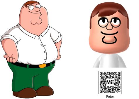 Peter Griffin Mii 3DS QR Code に対する画像結果