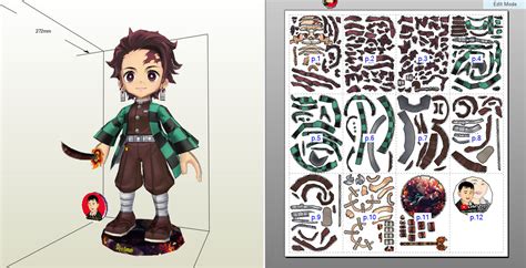 Toradh íomhá ar How to Make a Paper Tanjiro