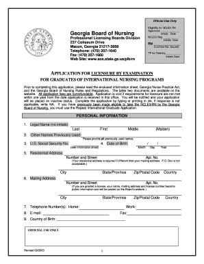 Afbeeldingsresultaten voor GA Nursing License