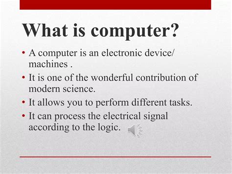 Image result for Introduction to Computer Presentation