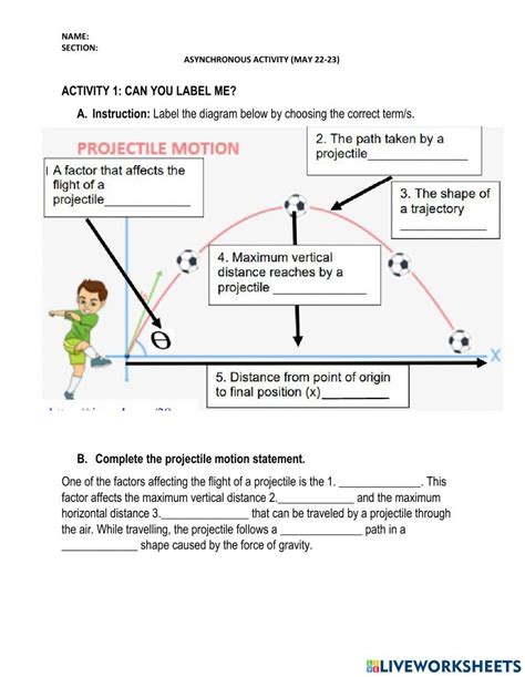 Image result for Projectile Motion Practice Worksheet