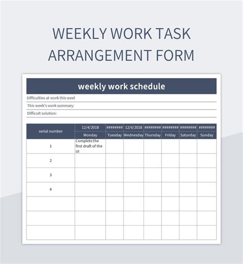 Image result for Task List in Table Form