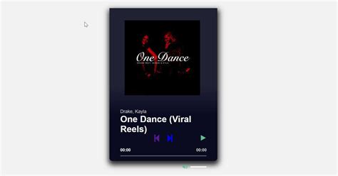 Toradh íomhá ar Music Player UI Design in Python