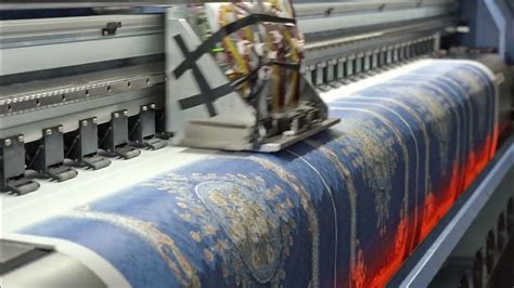 Modern Digital Textile Printing Process - Direct fabric Printing Step ...