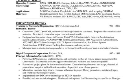 Image result for Linux Resume Sample