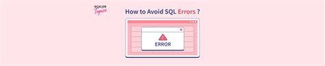 Image result for SQL Syntax Errors
