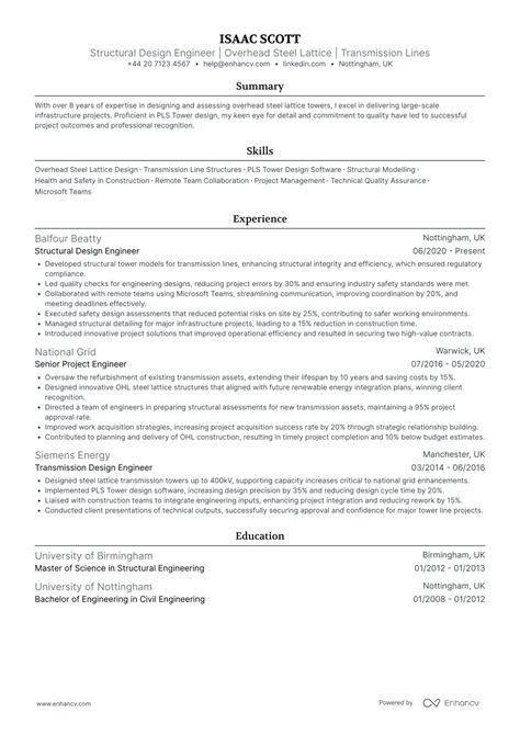 Image result for Structural Designer CV Form
