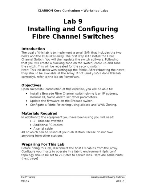 Switch Installation Steps | PDF | File Transfer Protocol | Ip Address