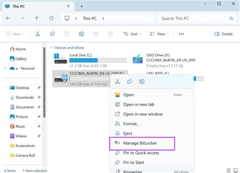 Trun Off USB BitLocker Decryption に対する画像結果