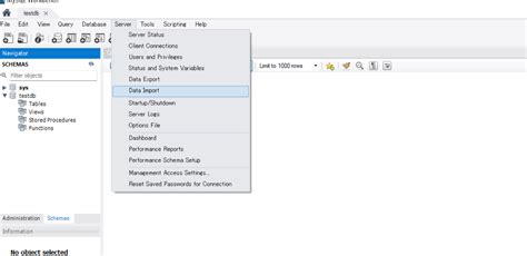 Import MySQL Database My SWL Workbench に対する画像結果