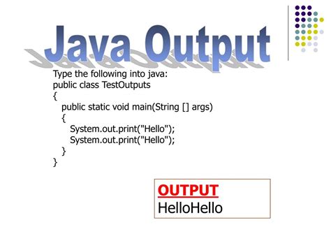 Image result for Cool Title Display Java Output