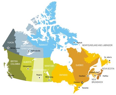 Toradh íomhá ar Map of Canada