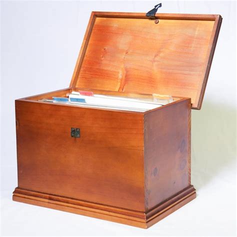 Image result for Wooden File Box