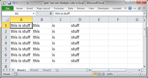 Image result for Excel Split Text in Column