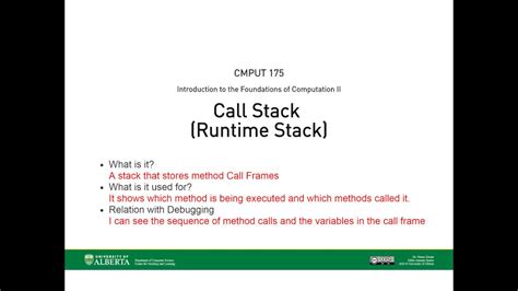 Résultat d’images pour Image Runtime Call Stack