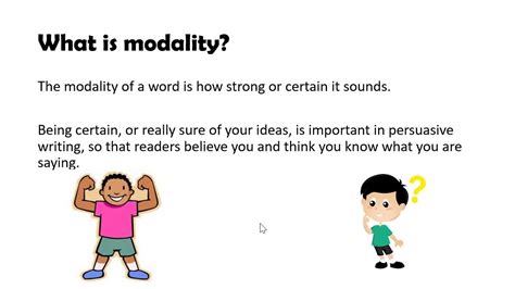 Afbeeldingsresultaten voor Modality Literary Definition