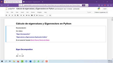 Image result for Eigenvalue Python