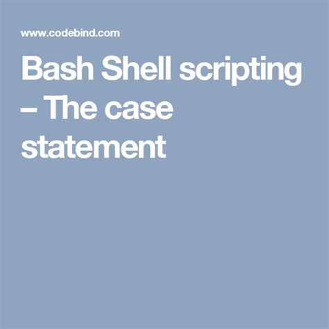 Image result for Case Sentence in Shell Scripting