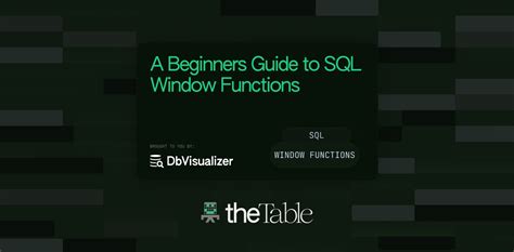Image result for MS Access SQL Window Functions