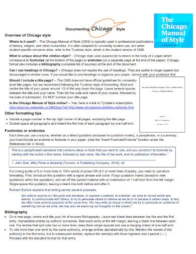 Afbeeldingsresultaten voor Chicago Style Format Sample Paper