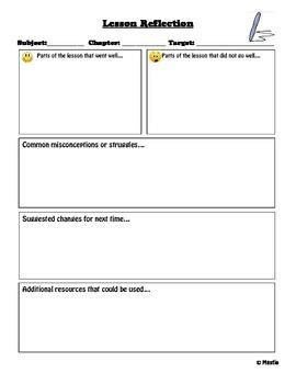 Image result for Lesson Plan Reflection Record
