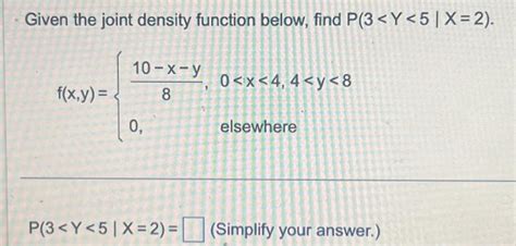 Image result for Joint Density Function P Example