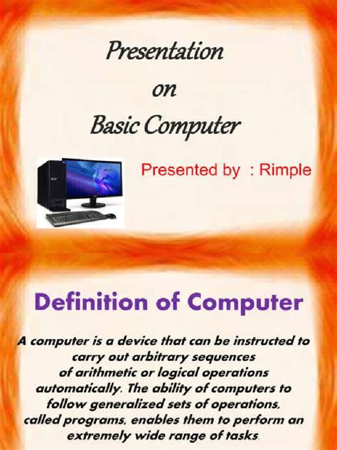 Image result for Functions of a Computer PDF