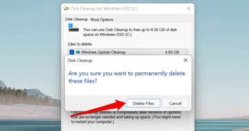Image result for Windows Update Clean Up Cannot Delete