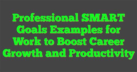 Image result for Work-Related Goals Examples
