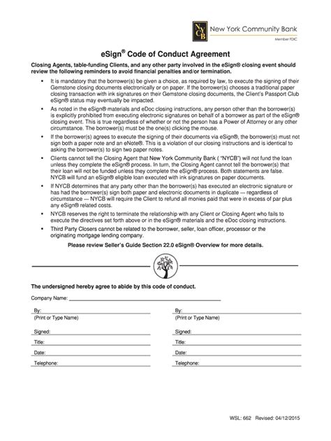 Image result for Code of Conduct Agreement Form