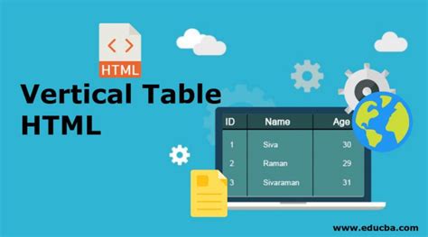 Afbeeldingsresultaten voor HTML Vertical Table