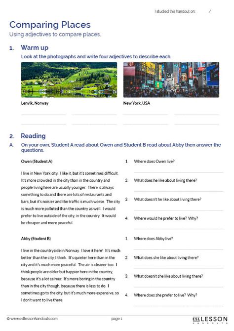 Image result for Comparing Two Places