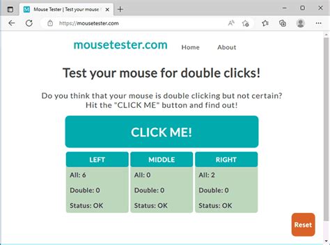 Toradh íomhá ar Double Click Test