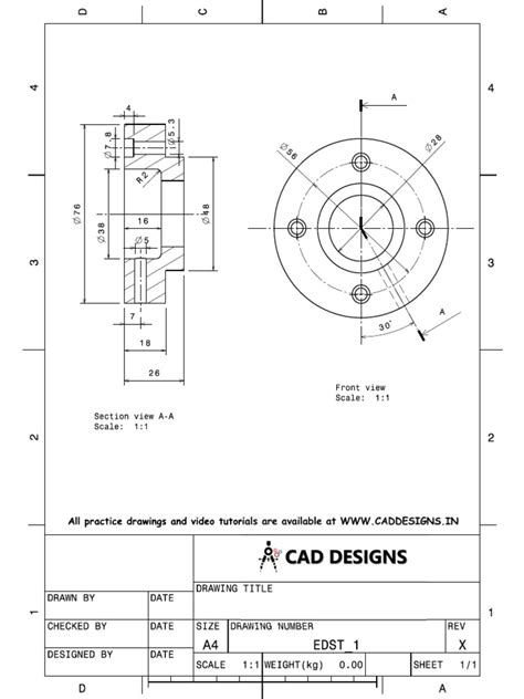 Image result for Engineering Drawing Autocad PDF Sheets