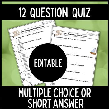 Mathspad Speed Distance Time Quiz Answers に対する画像結果